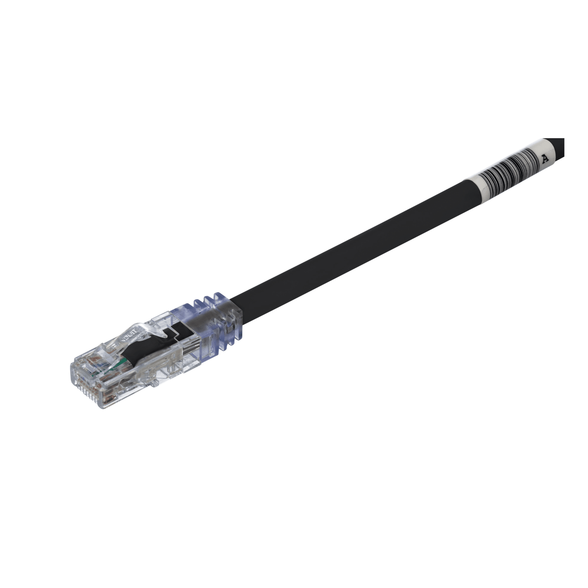 Cable de Parcheo UTP, Cat6A, 24 AWG, CM, Color Negro, 0.3 Metros (1 Pie) — PANDUIT · SKU UTP6AX1BL