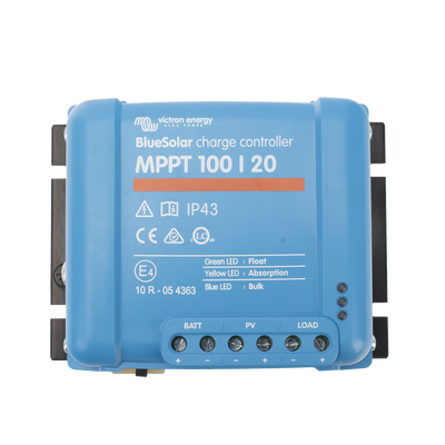 BlueSolar MPPT 100/20. Controlador Solar MPPT 20A, Voltaje Selección Automática: 12/24/48 Vcc.