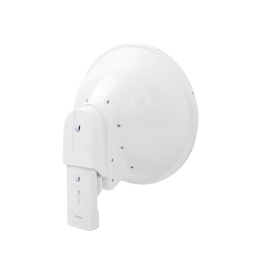 Antena Direccional airFiber X, ideal para enlaces Punto a Punto (PtP), frecuencia 5 GHz (5.1 - 5.9 GHz) de 23 dBi slant 45