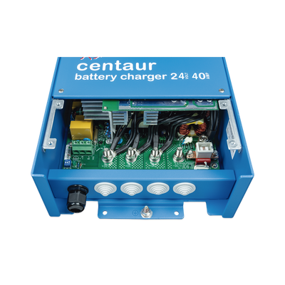 Centaur 24/40 / Cargador de Baterías 24V, 40A / Para Ambientes Marinos y Terrestres. / Bancos de 160 a 400 Ah