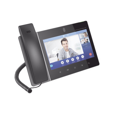 Video teléfono IP empresarial Android con pantalla táctil (1280x800) hasta 16 líneas y 16 cuentas SIP