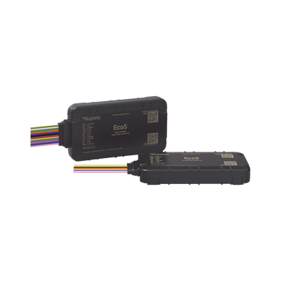 Rastreador Vehicular y Monitoreo de Flota / BLE 5.0 y GNSS / LTE CAT1 y LTE-M con Respaldo 2G / GNSS U-blox / MiKado IP54 / -20 °C a +40 °C / Acelerómetro de 3 Ejes / Suministro 9-32 V / Batería Interna