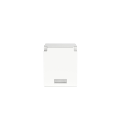 Módulo de Tapa Ciega (Inserto Ciego), Mini-Com, Color Blanco, 1 Pieza