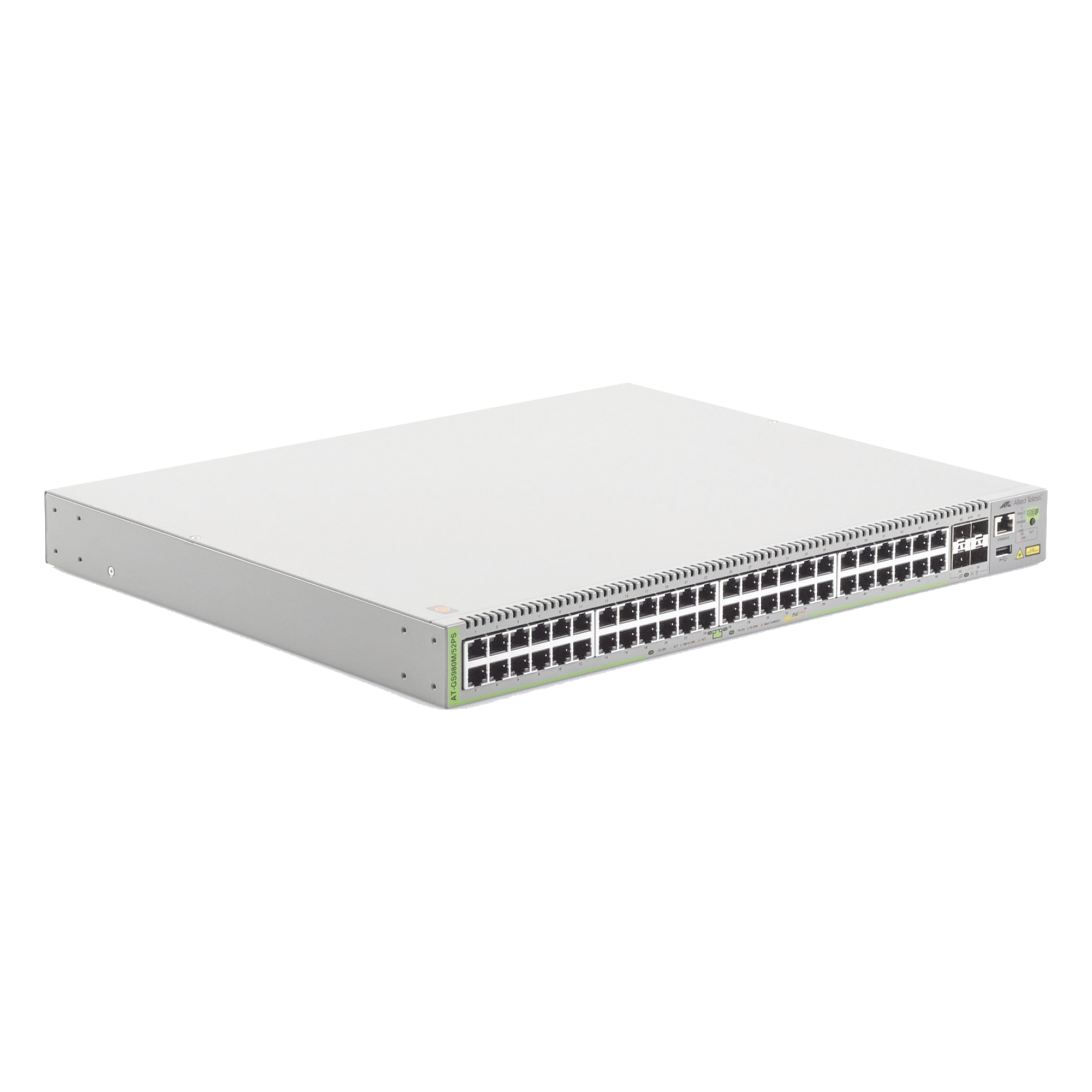 Switch PoE+ Administrable Capa 3 / 48 Puertos Gigabit + 4 SFP / 740 W PoE+ / 104 Gbps / 77.4 Mpps