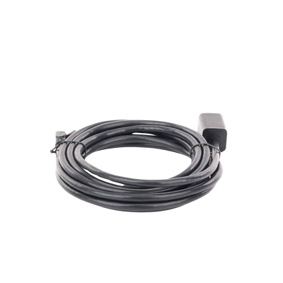 Cable de Extensión Cat6 RJ45 F/UTP / Macho a Hembra / 3 Metros (9.84 Pies) / Método de Conexión 568B / Velocidad de Transmisión 1000Mbps / Ancho de Banda del Canal 250MHz / Caja de Cobre / Negro