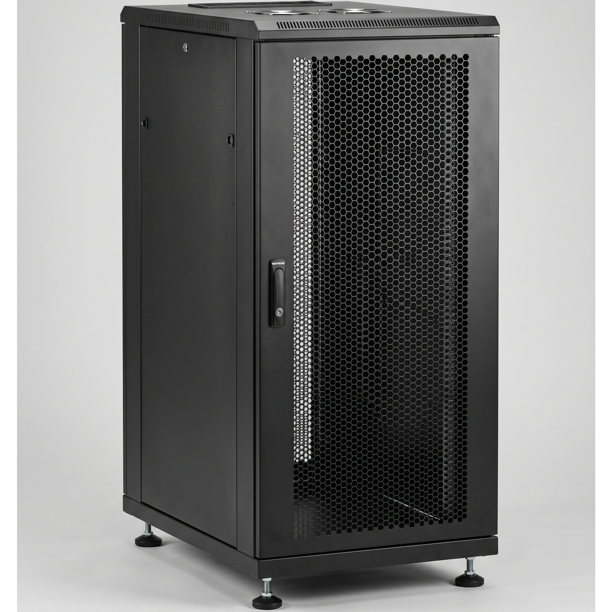 Gabinete de Telecomunicaciones ProLine S1 24 UR 600 mm de Ancho, 900 mm de Profundidad, Color Negro
