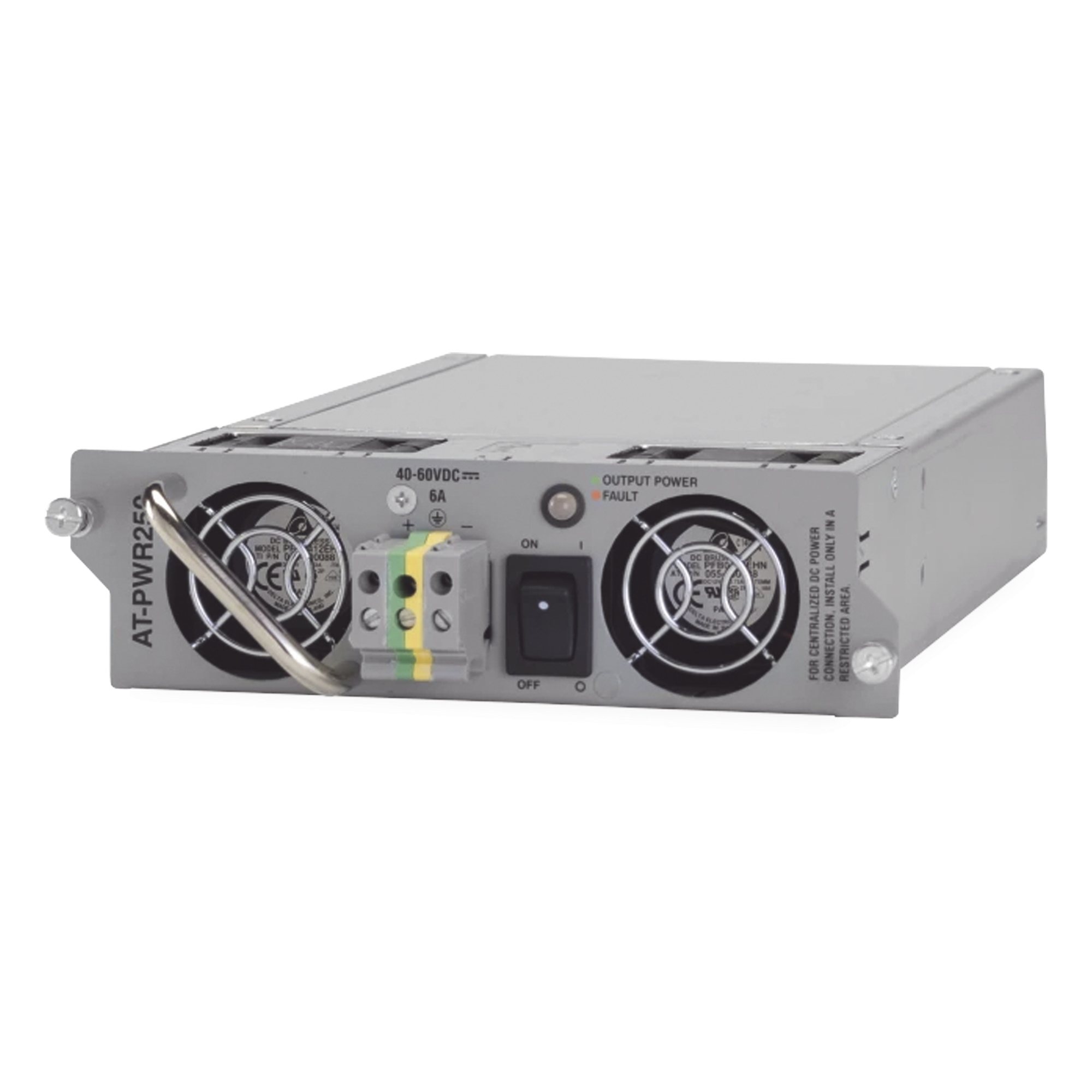 Fuente D/Alimentación Hot Swap 250W DC para AT-X510DP — ALLIED TELESIS · SKU AT-PWR250R-80