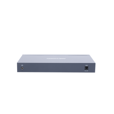 Switch Gigabit PoE+ / Administrable / 8 Puertos Gigabit PoE+ / 2 Puertos SFP / Configuración Nube Hik-Partner Pro / Modo Extendido hasta 300 Metros / 110 W
