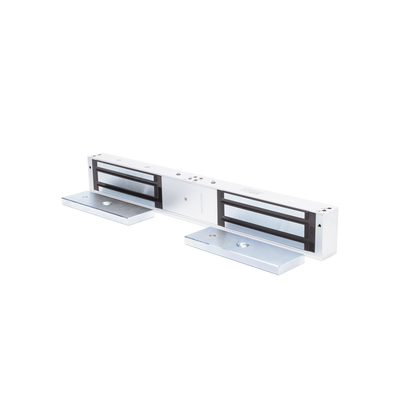 Chapa Magnética para Doble Puerta / Puerta Antifuego / Soporta 1200 Lbs (500 Kg) / Indicador LED — HIKVISION · SKU DS-K4H450D
