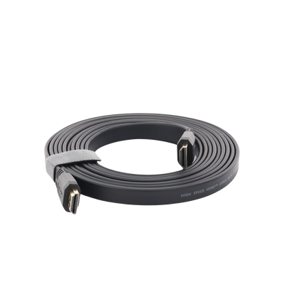Cable HDMI 2.0 Plano de 3 Metros (9.84 Pies) / 4K@60Hz / HDR / 3D / HEC (Canal Ethernet HDMI) / ARC (Canal de Retorno de Audio) / Color Profundo de 48 Bits / Audio de 32 Canales / HDCP / Audio Dolby True HD 7.1 / 18 Gbps / EstaÑado y Triple Blindaje / An
