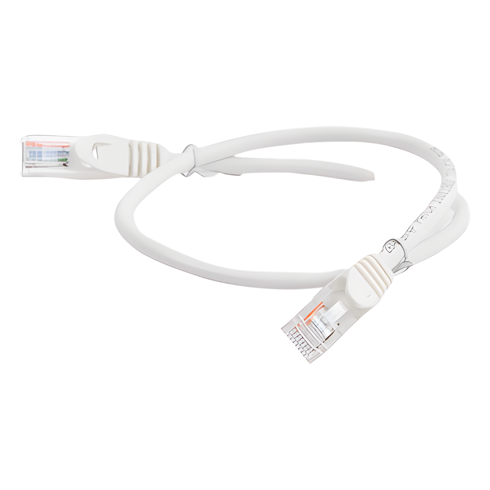Cable de Parcheo UTP Cat5e / 0.5 Metros (1.64 Pies) / 100 Ohms / Blanco