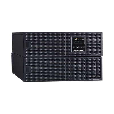 UPS de 8000 VA/ 8000 W, Online Doble Conversión, 200 - 240 Vac de Salida, Terminal Hardwired, Onda Senoidal Pura, Torre o Rack de 6 UR, Con 3 Tomas NEMA L6-30R