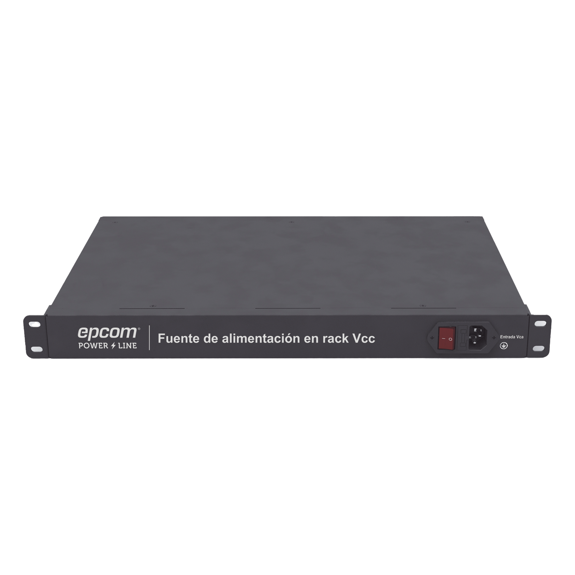 Fuente 12 Vcc / Industrial / tipo RACK / 20 Amperes / 16 salidas / 1.25 Amperes por salida administrada / 2.5 Amperes por salida máxima — EPCOM POWERLINE · SKU RK-12DC-20A