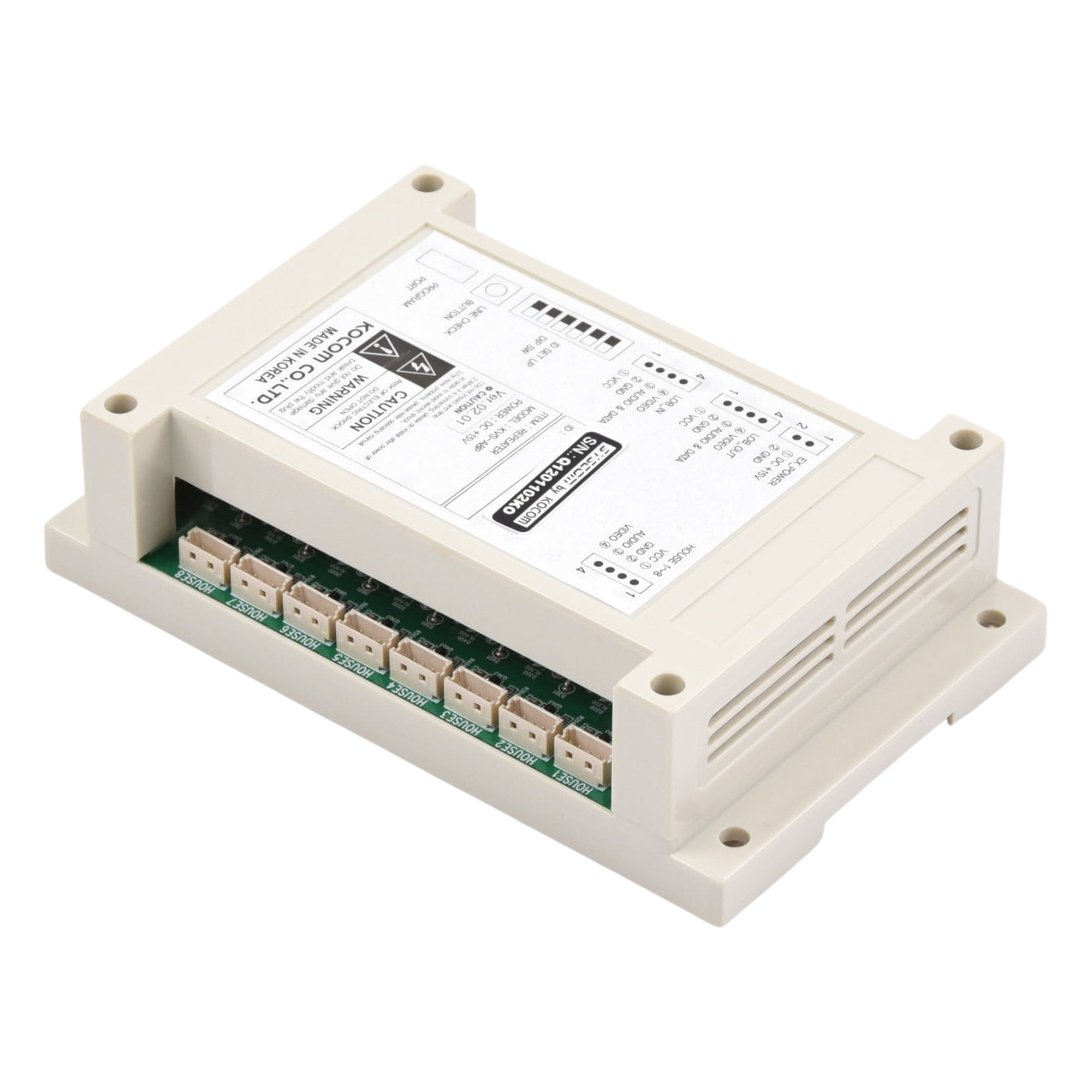 Distribuidor para videoportero / 8 departamentos / 4 hilos / DC 13V±2V / -10°C a +50°C