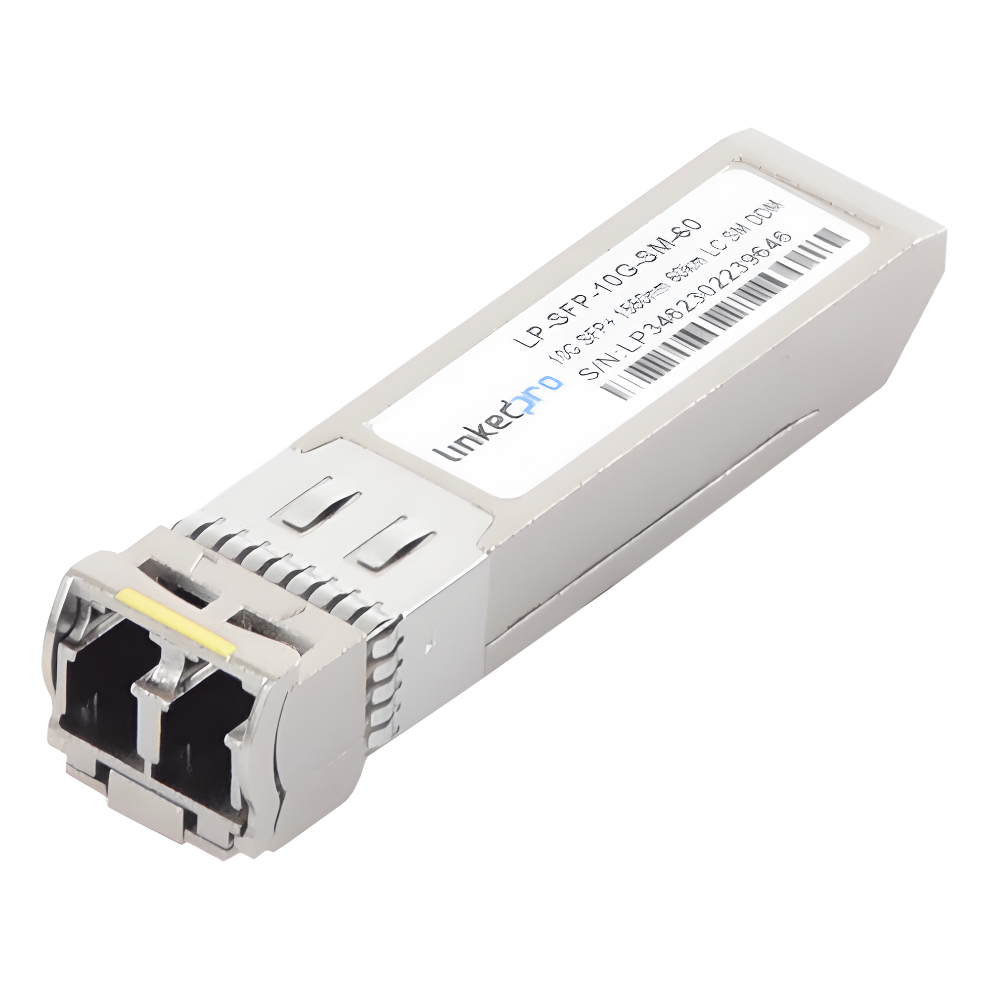 Transceptor Óptico SFP+ (Mini-Gbic) / Monomodo 1550 nm / 10 Gbps / 10GBASE-ER / Conectores LC/UPC Dúplex / DDM / Hasta 60 km — LINKEDPRO BY EPCOM · SKU LP-SFP-10G-SM-60