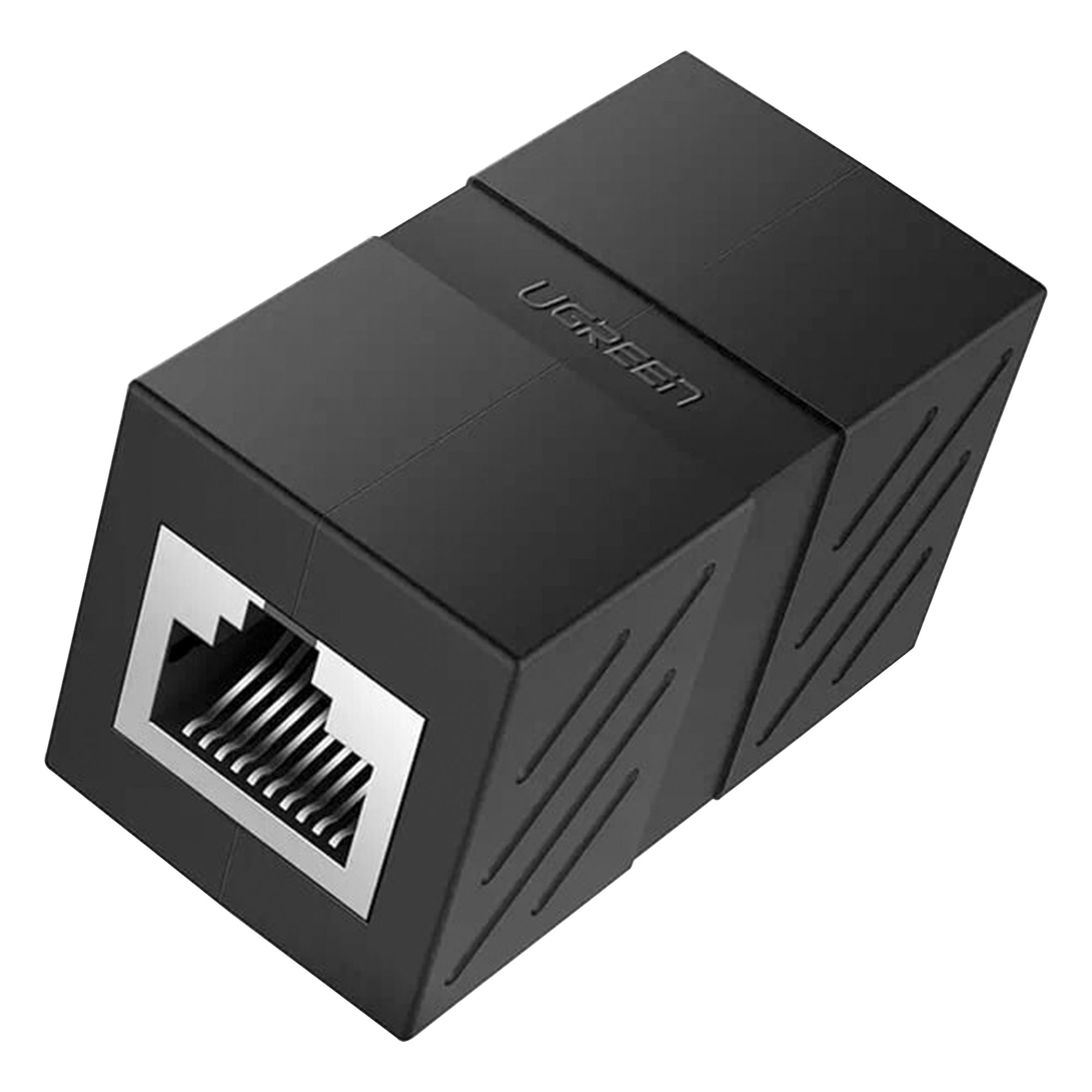 Acoplador (Extensor de Cable Ethernet RJ45 a RJ45) | 1000Mbps | Compatibilidad con Cat7 Cat6A Cat6 Cat5e | Compatible con POE | Ignífugo | ABS — UGREEN · SKU 20390