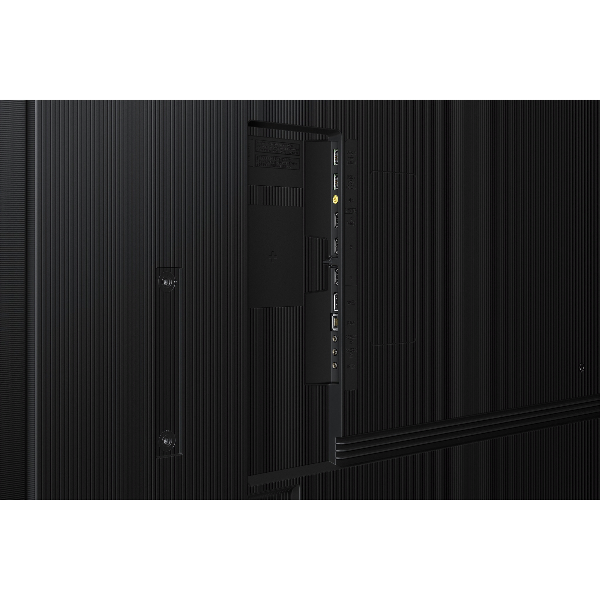 Pantalla Profesional Neo QLED 115" Resolucion 4K / Panel VA / Brillo 1,000 nit / Dimensiones 2.56m largo x 1.46 m de alto / Uso 24/7 / HDMI 2.1 / DisplayPort 1.4 / WiFi-Bluetooth