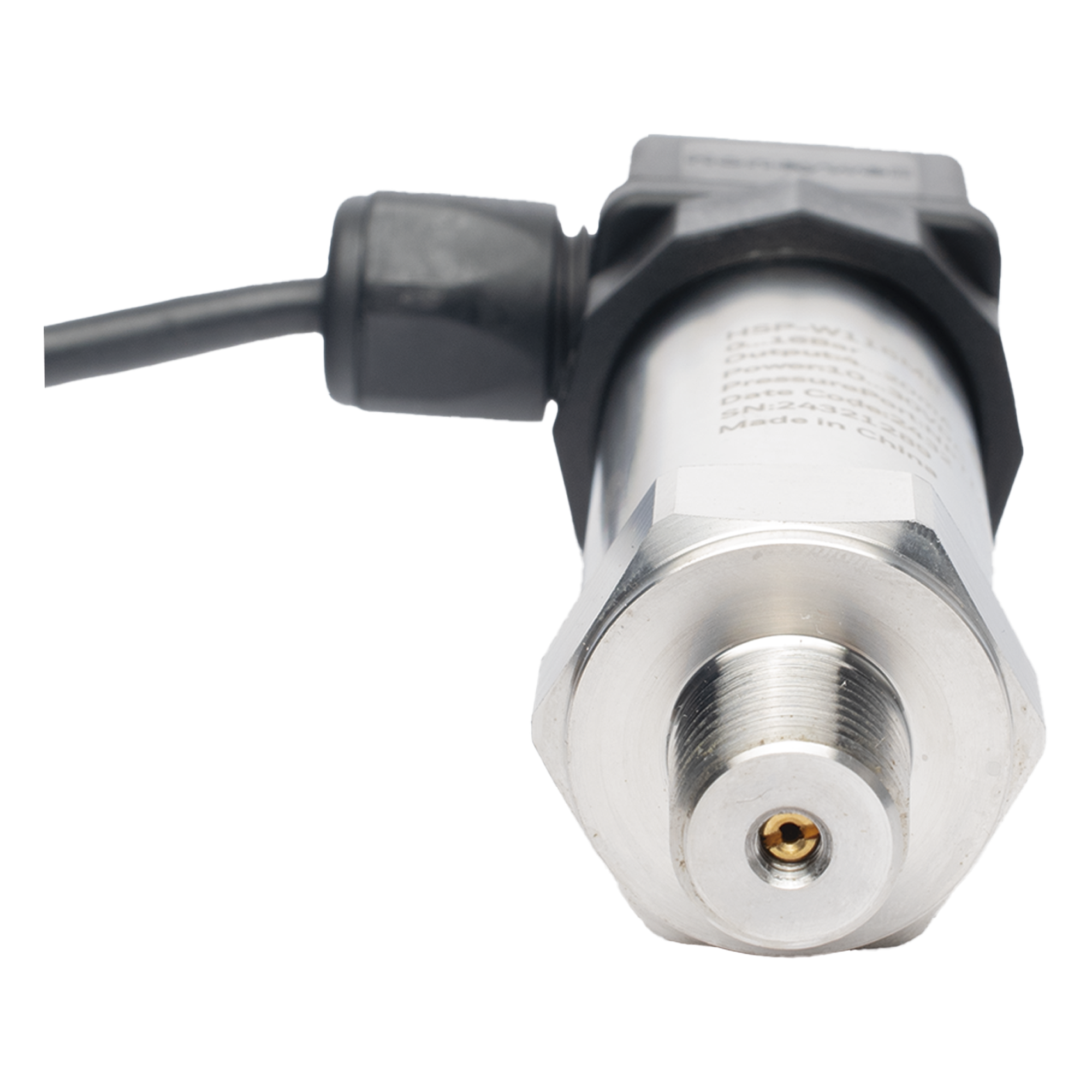 Transmisor de presión industrial de 4-20 mA con precisión de 1% y rango de 0 a 16 bar, conexión NPT para aire acondicionado central — HONEYWELL BMS · SKU HSP-W116MB