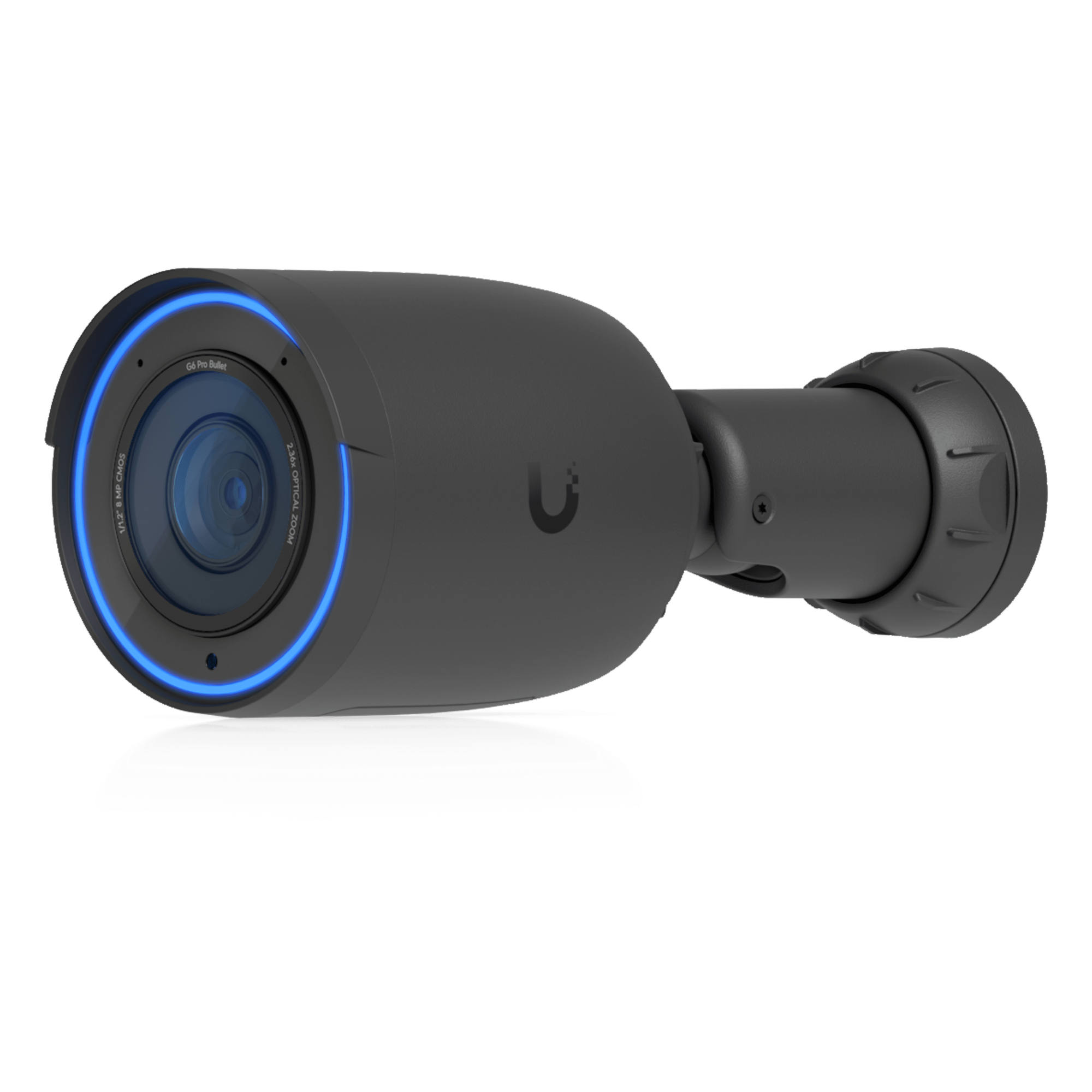 UniFi Protect G6 Pro Bullet – Cámara 4K PoE+ Todo Clima con Motor de IA Multi-TOPS, Zoom Óptico 2.36× y Sensor CMOS 1/1.2, que Ofrece un Desempeño Sobresaliente en Entornos de Baja Iluminación — UBIQUITI · SKU UVC-G6-PRO-BULLET-B