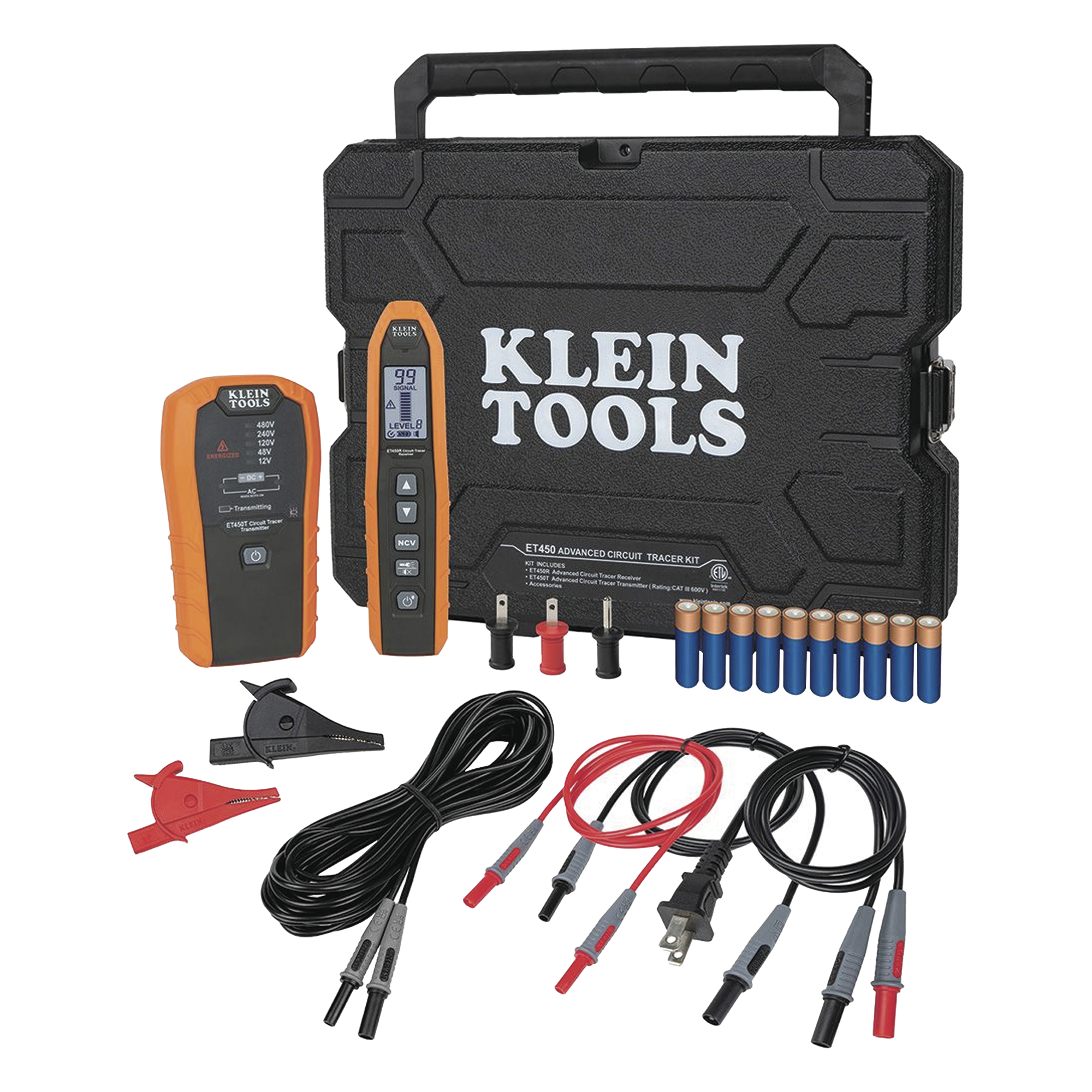 Kit Rastreador de Cables Escondidos / Detecta falla de Circuito Abierto o Cortocircuito. — KLEIN TOOLS · SKU ET-450