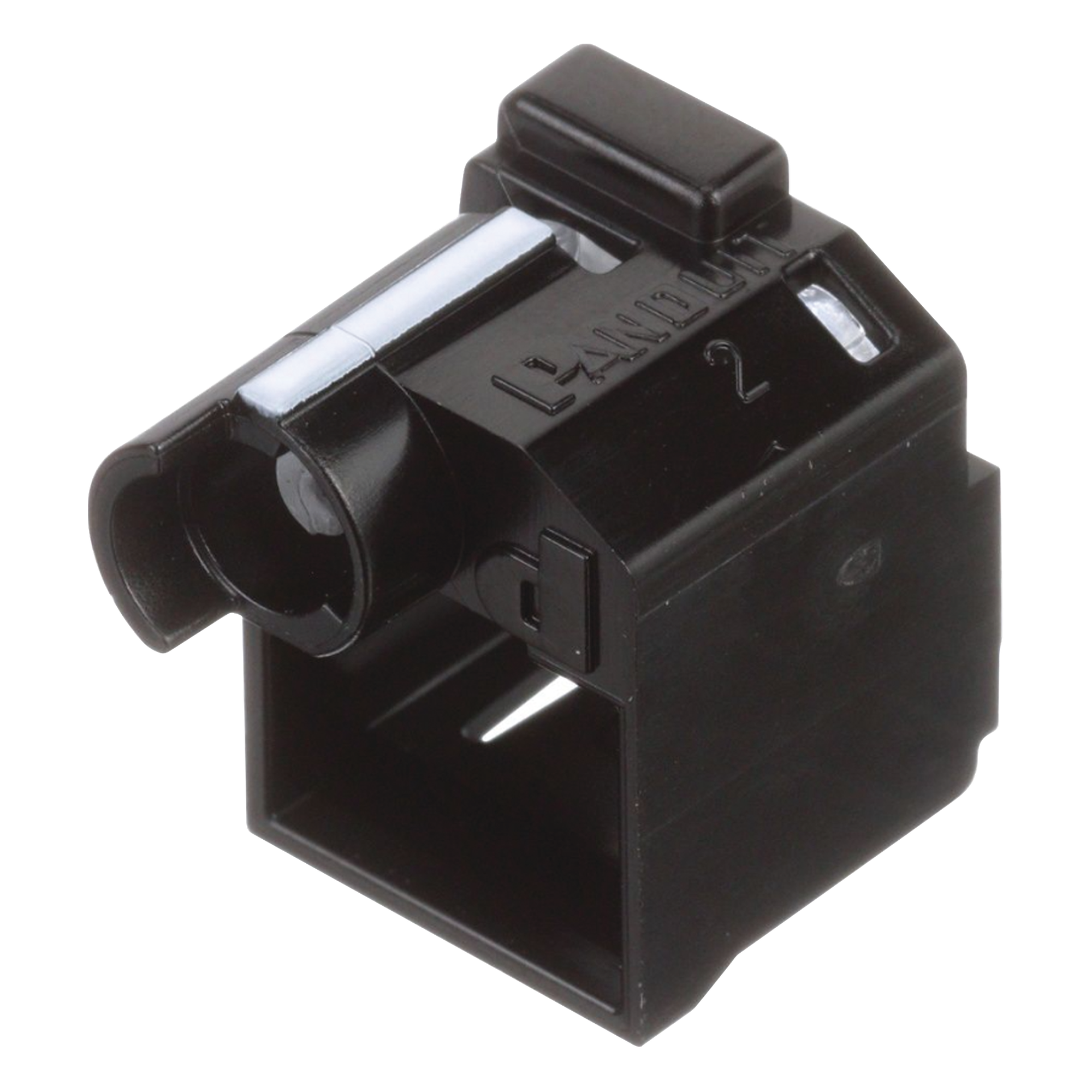 Kit de 10 Dispositivos Recubiertos para Impedir Desconexión de Plug RJ45, Color Negro, Incluye Herramienta para Instalar/Retirar — PANDUIT · SKU PSL-DCPLRE-BL