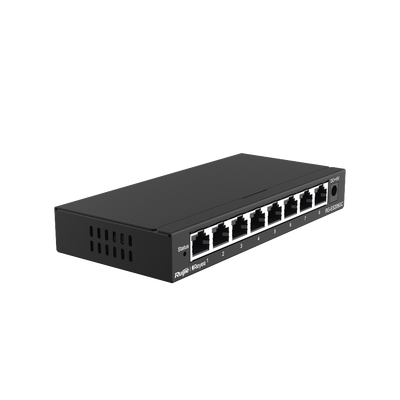 Switch Administrable con 8 puertos Gigabit, gestión gratuita desde la nube