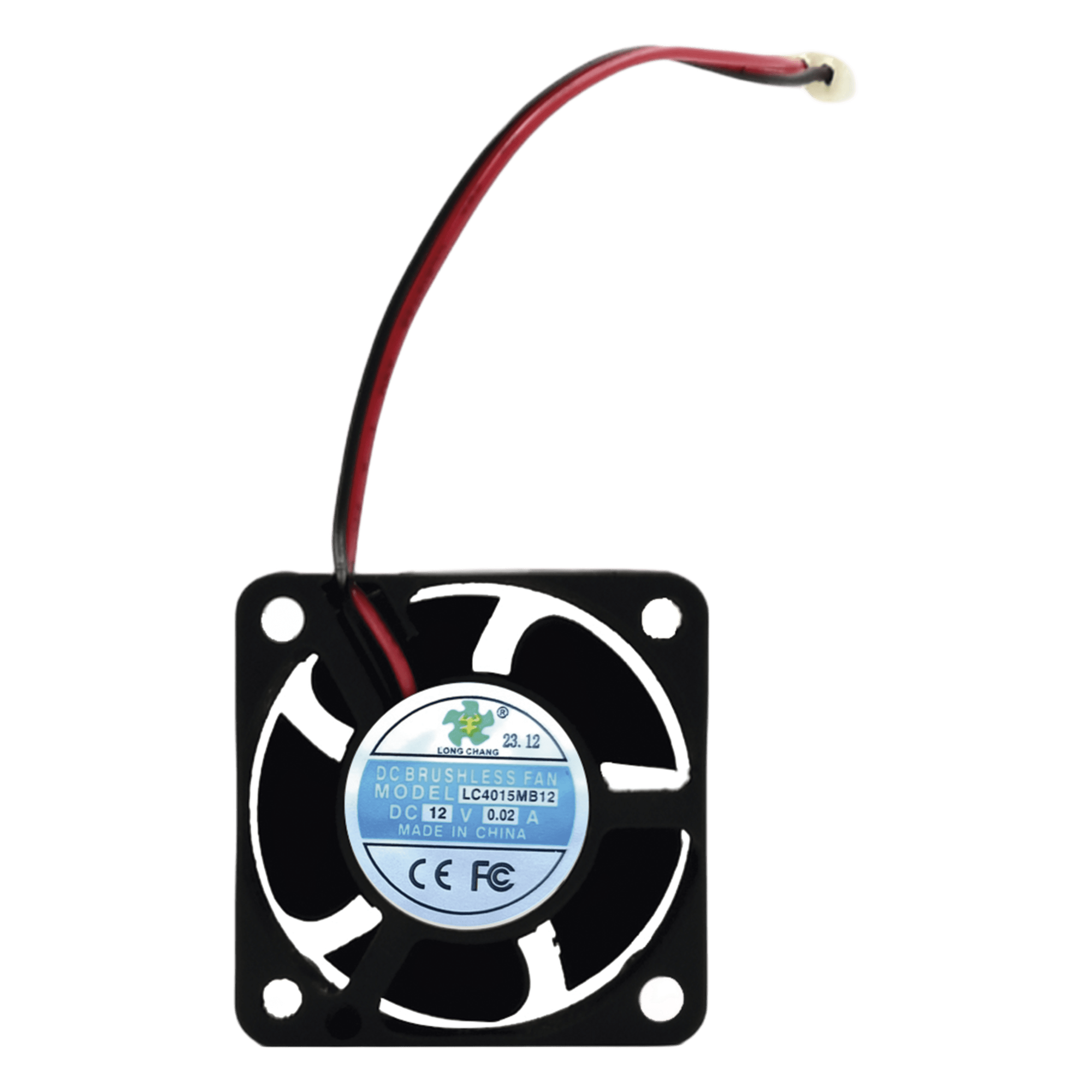 Ventilador DC / 12 Vcc / 40x40x15 mm / 4.1 CFM / 22 dB / -10°C a 80°C — EPCOM POWERLINE · SKU LC4015MB12