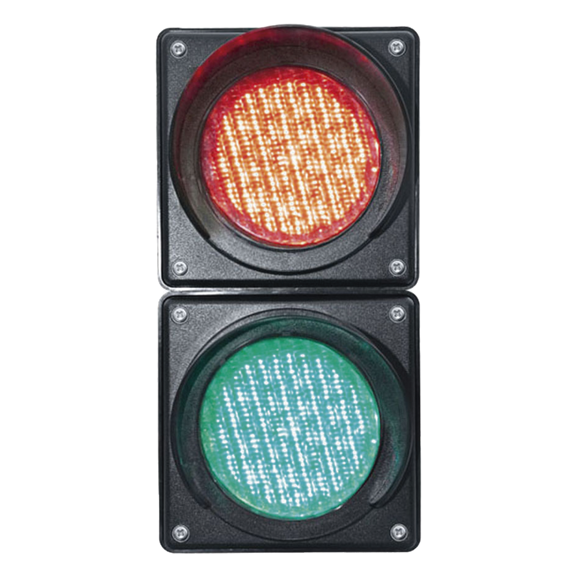 Semáforo / Señalización Rojo y Verde / Diametro 100mm / LED / 110vca. — ACCESSPRO · SKU PROLIGHTLED100