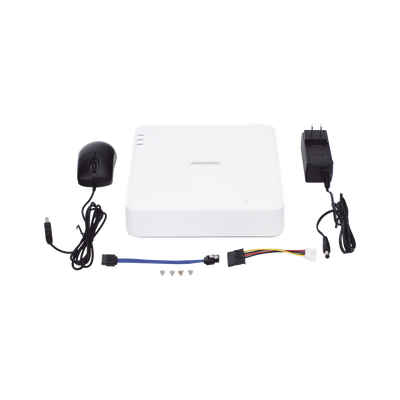 DVR 4 Canales TurboHD + 1 Canal IP / 2 Megapixel (1080p) Lite / Acusense Lite (Busqueda Inteligente Personas Vehiculos) / Audio por Coaxitron / 1 Bahia de Disco Duro / H.265+ / Salida de Vídeo Full HD