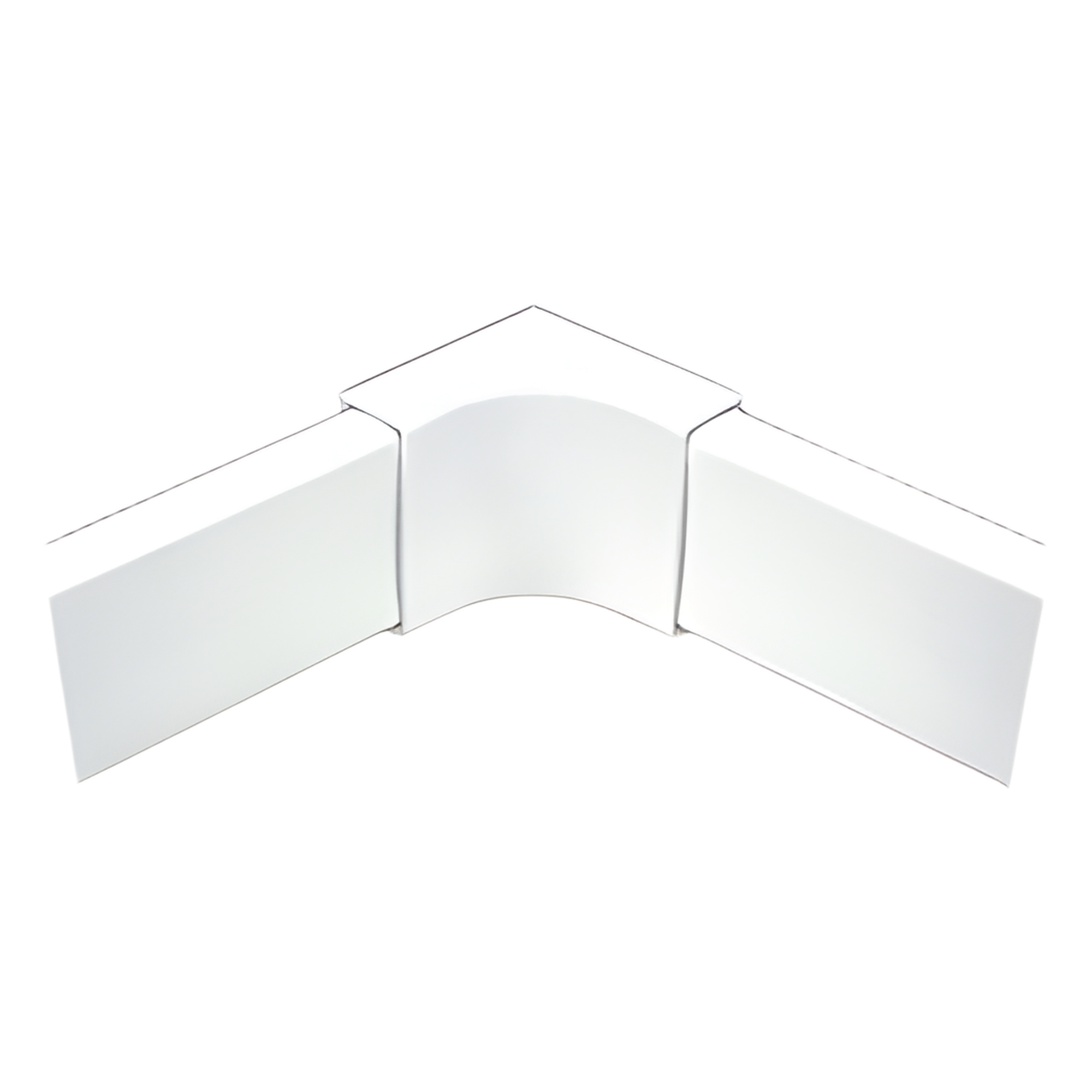 Esquinero interior blanco de PVC auto extinguible, para canaleta PT48 (6120-01002 — THORSMAN · SKU PT-48-EI