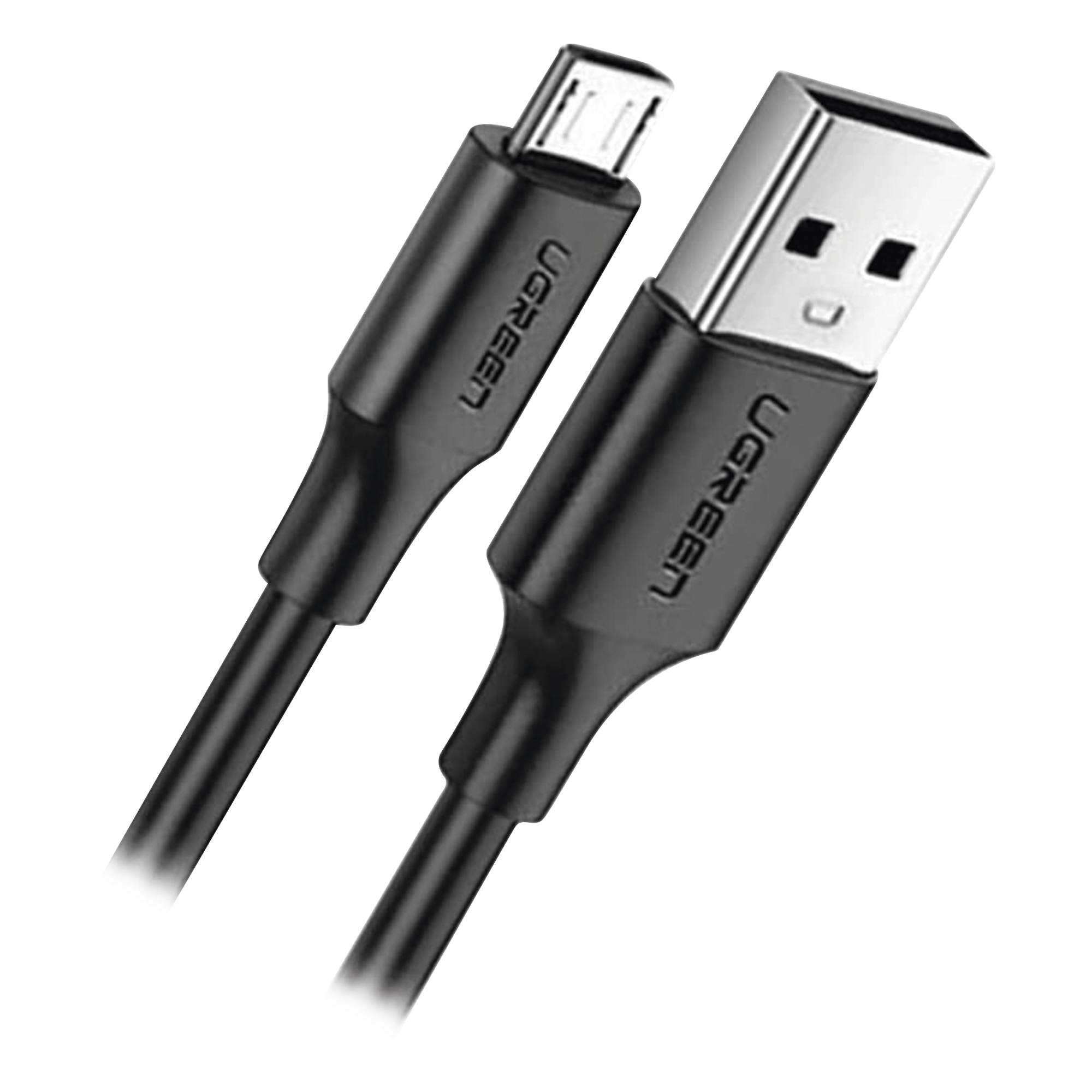 Cable USB-A a Micro USB | 1 Metro (3.28 Pies) | Tecnología de Carga Rápida Qualcomm / QC 3.0/2.0 | Recarga hasta 18W | Transmisión de Datos hasta 480Mbps | Tecnología de Carga Segura | Hasta 5,000 Flexiones | ABS y PVC de Alta Duración — UGREEN · SKU 60136