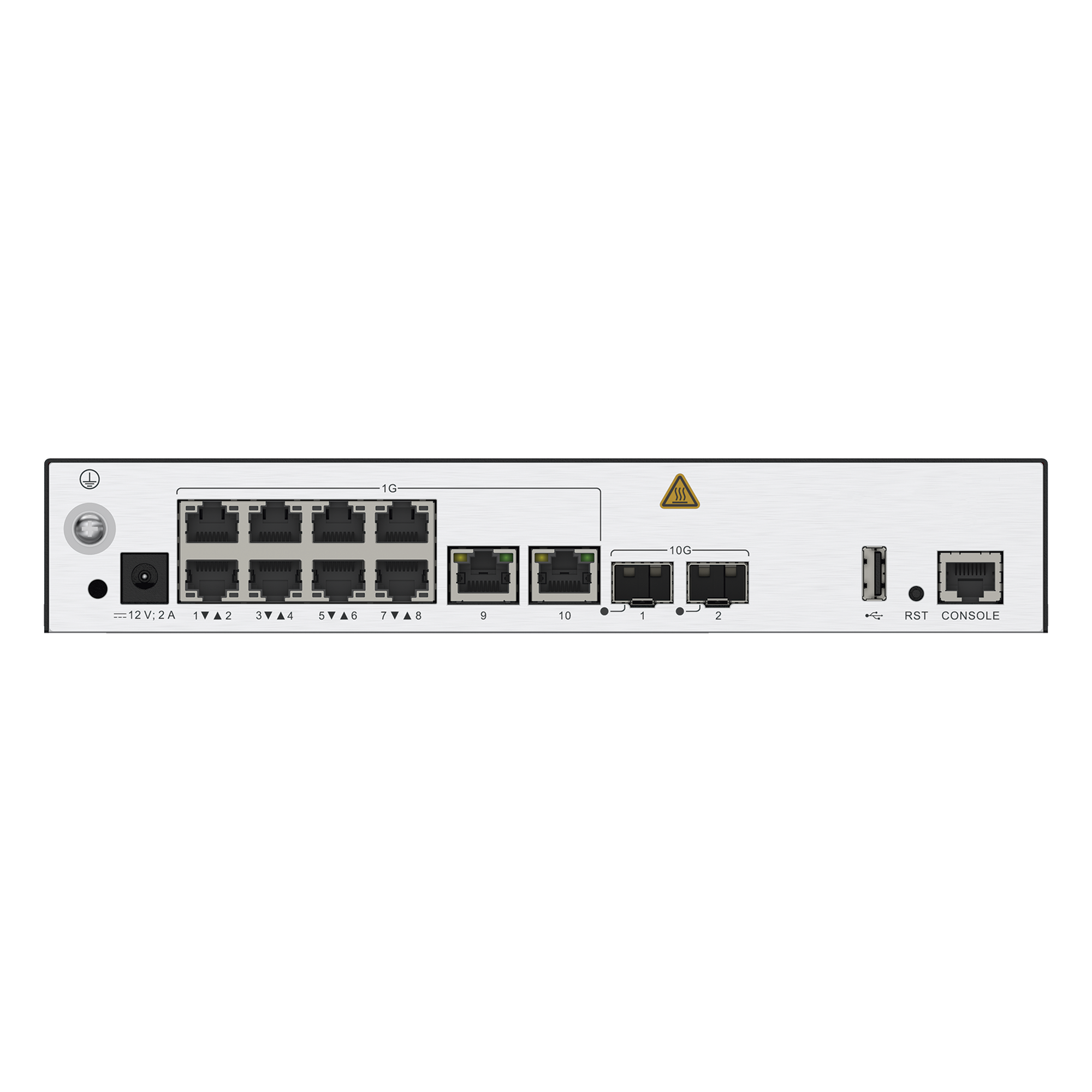 Controladora de Puntos de Acceso / 10 puertos 10/100/1000 Mbps / 2 puertos 10GE SFP+ / Hotspot 2.0 / Roaming Capa 2 y 3 / Rendimiento 10 Gbps / Soporta 256 APs / Hasta 2048 Clientes  — HUAWEI · SKU AC650-256AP