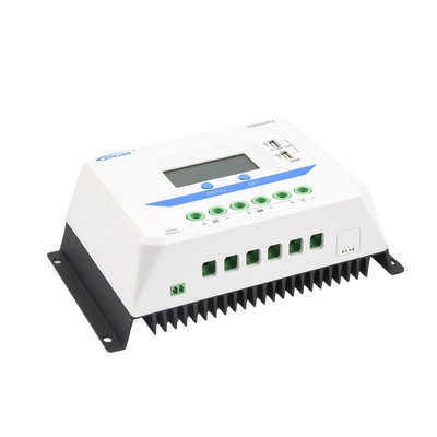 Controlador Solar PWM / 60A / 12/24V / Doble USB / Pantalla LCD / Tierra Positivo Común