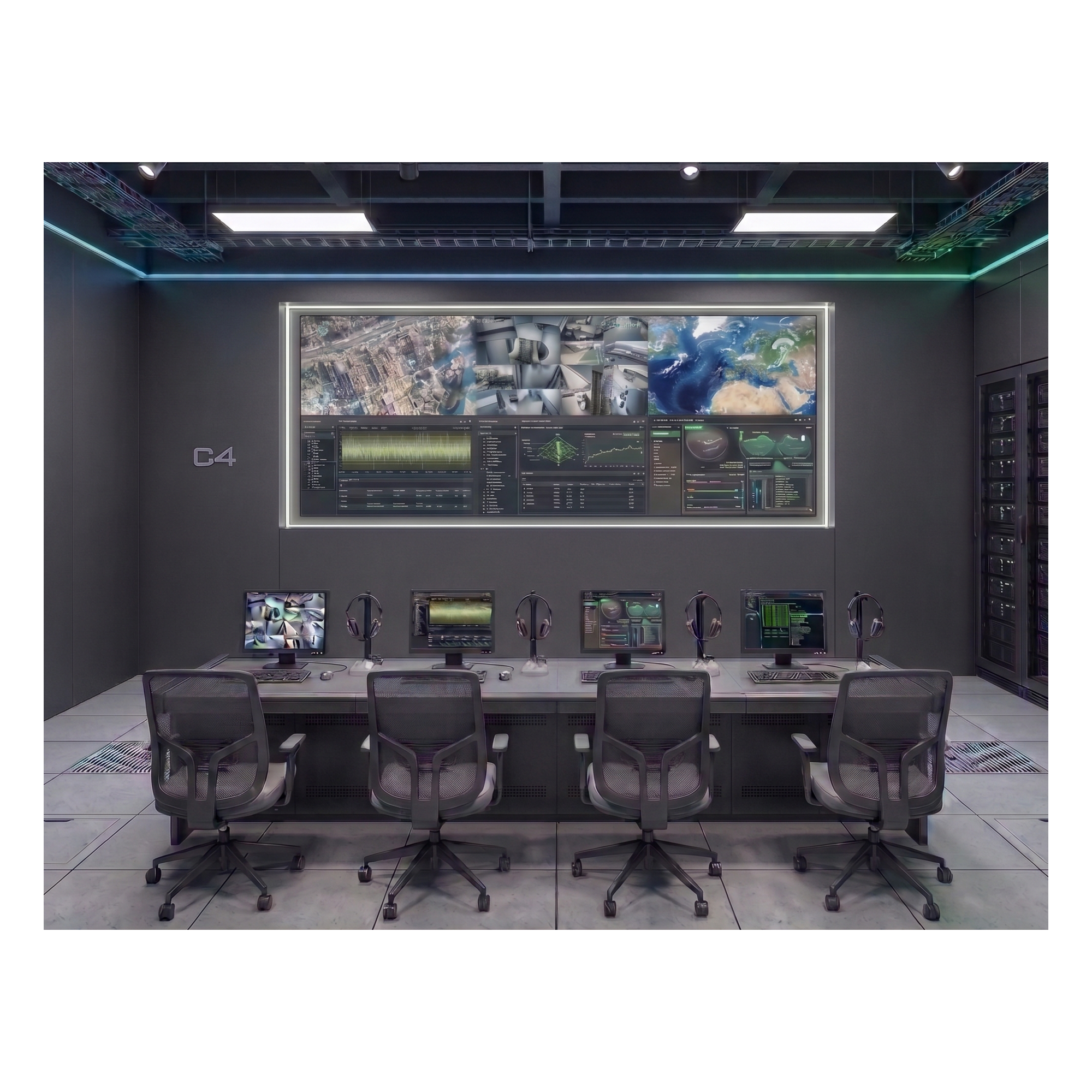 Videowall 3x2 / 6 Pantallas 55" Full HD / Bisel 3.5 mm / Decodificador 16 Salidas HDMI 4K / 256 Canales / Montaje de Pared / Operación 24/7 — HIKVISION · SKU DS-VW3X20B55/WM