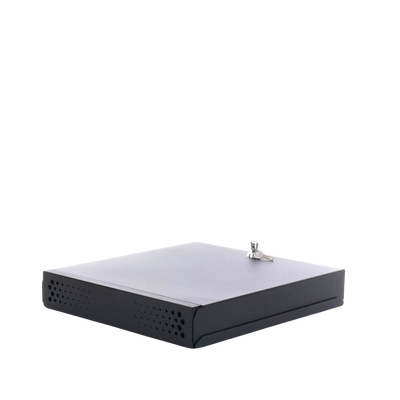 Gabinete Metálico de Seguridad para DVR/NVR, Ancho 396 mm x 78 mm de Alto x