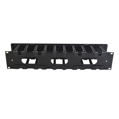 Organizador de Cable Horizontal RouteIT, Sencillo, Para Rack de 19in, 4in de profundidad, 2UR
