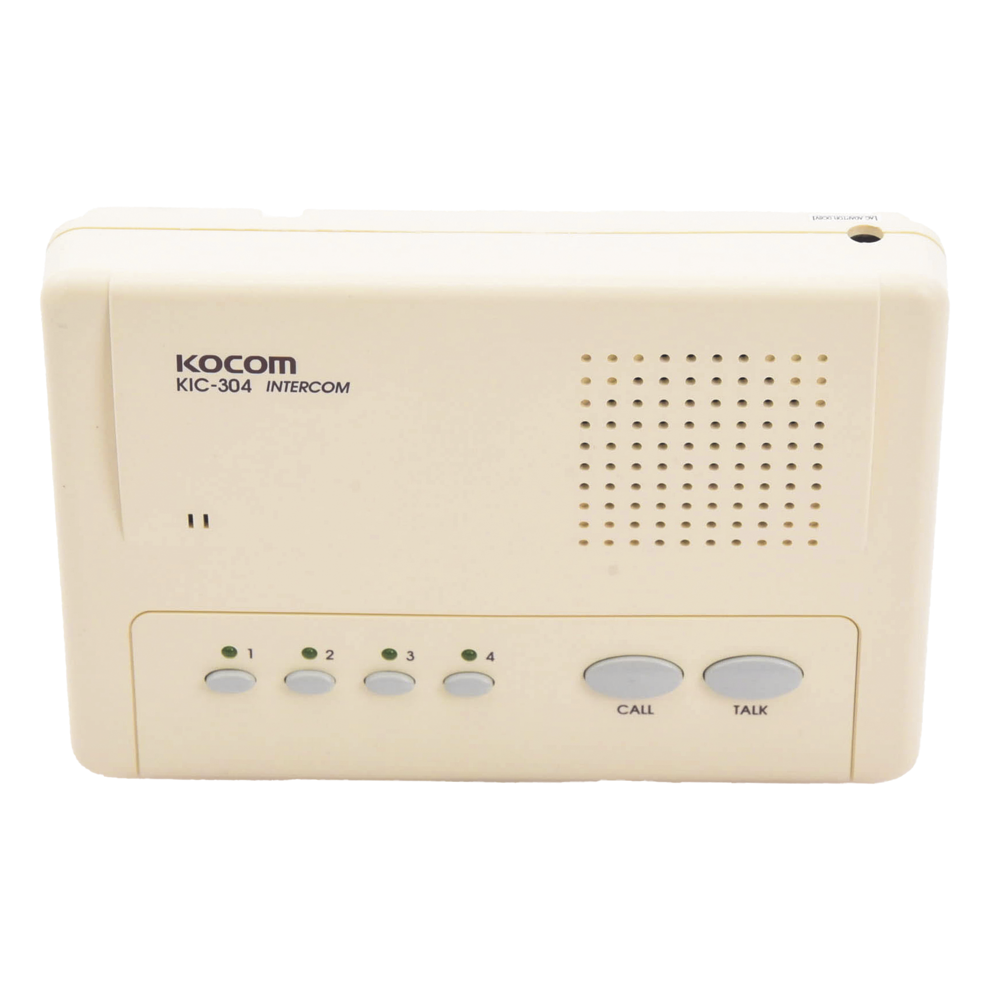 Sistema de Intercomunicador Manos Libres / 4 Extensiones / Alcance 200 m (656.2 ft) / Cable 2 Hilos Calibre 18 / Montaje en Pared