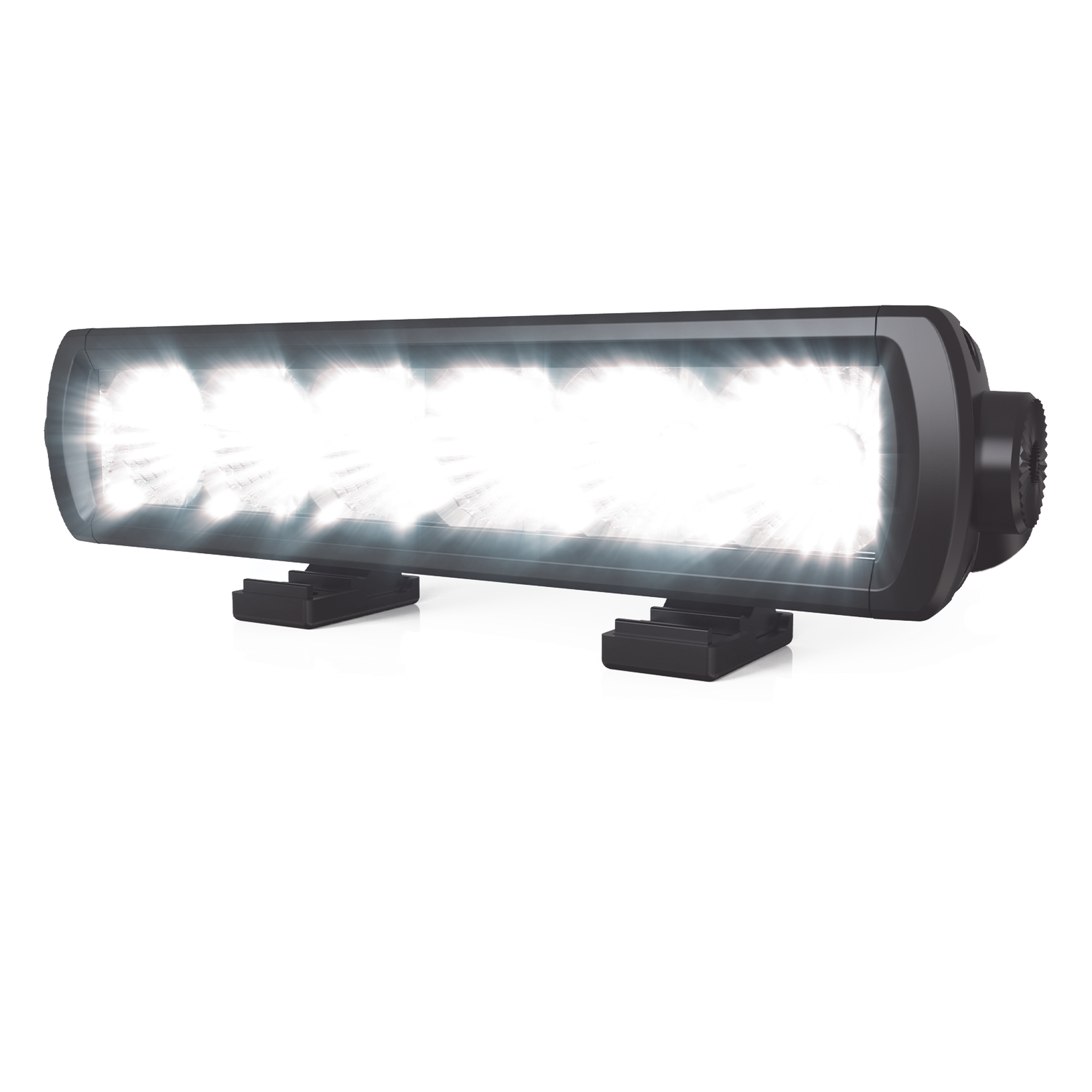 Barra LED color claro de una fila, 12-24 Vcc, 9 pulgadas de largo, 2175 lúmenes, Montaje Permanente — ECCO · SKU EW3109