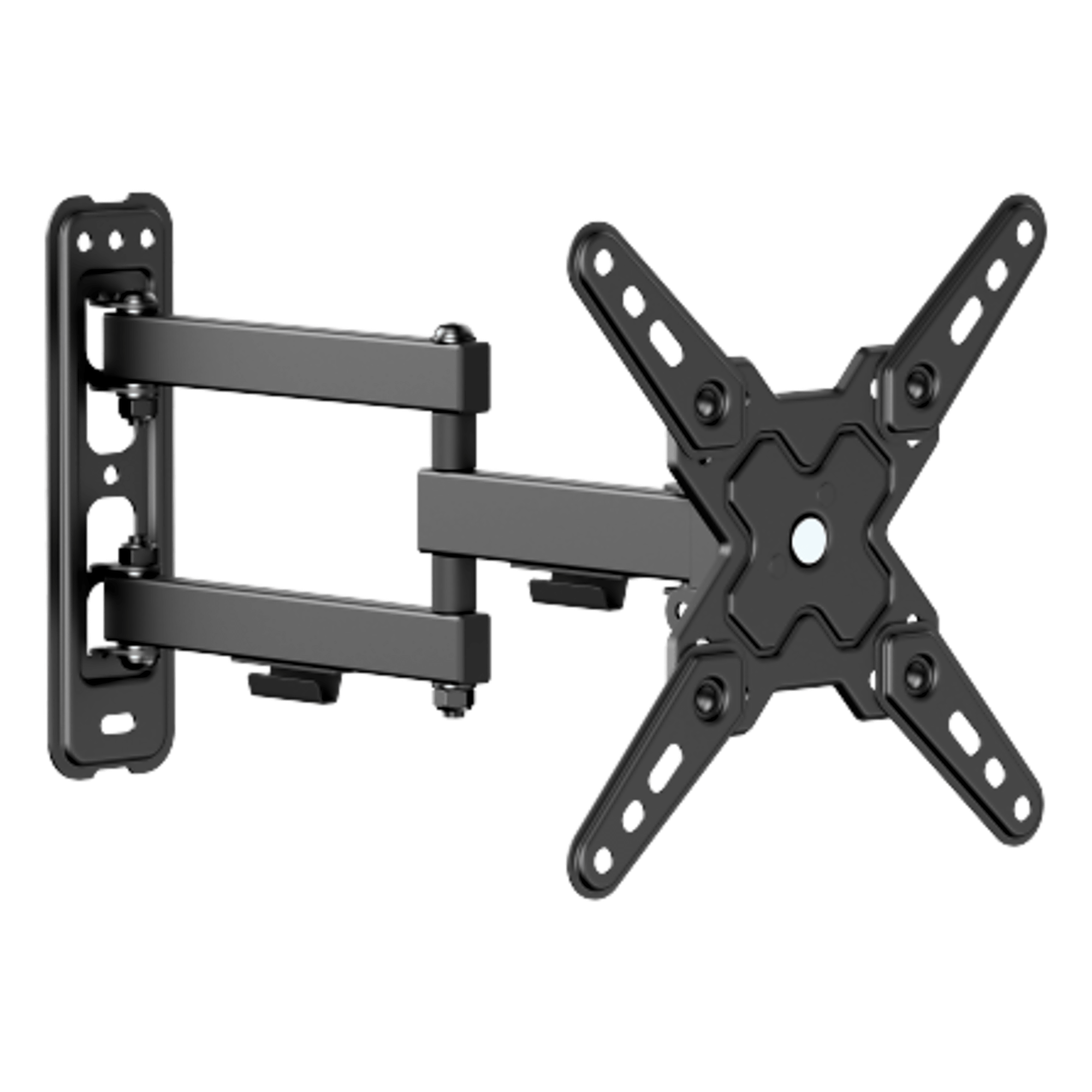 Soporte de Pared Articulado para Pantallas o Monitores | Compatibilidad VESA 75x75 - 200x200 / Hasta 43 Pulgadas | Capacidad Máxima de Carga 20 kg | Fabricado en Acero — BRATECK · SKU LDA40-223