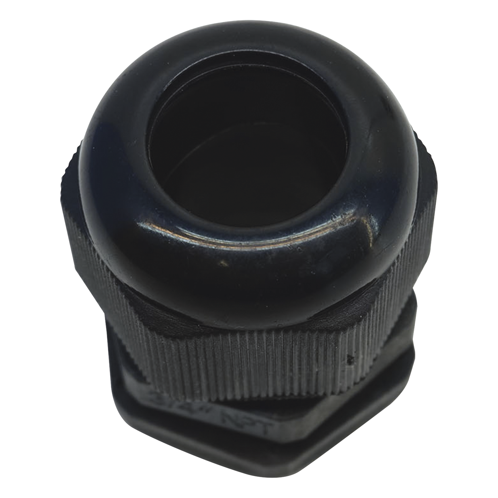 Conector Tipo Glándula / Rosca NPT 3/4" / Rango Cable 10-16 mm / Plástico Industrial / Color Negro — TXPRO · SKU TXG-PG-34NBK