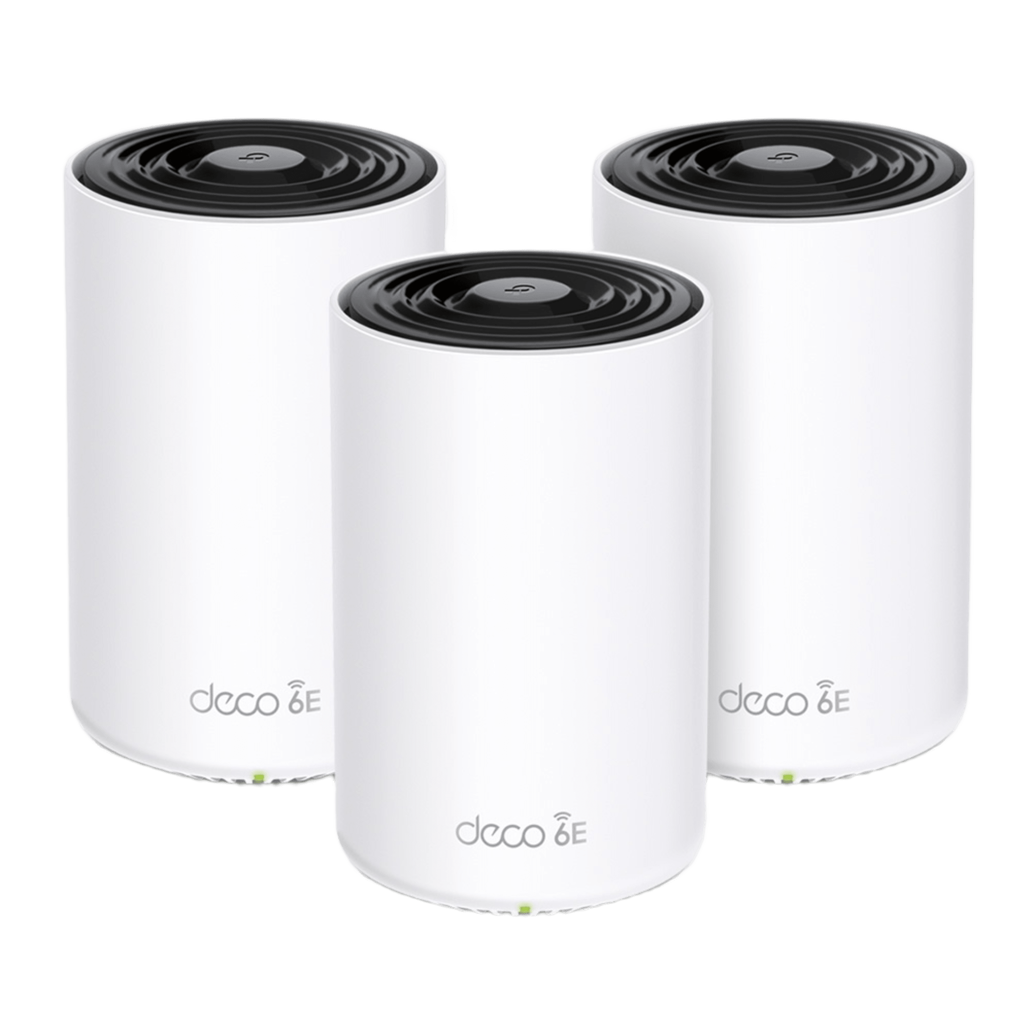 Router Inalámbrico MESH Interior para Hogar / Doble Banda Wi-Fi 6E AX5400 Mbps / 3 Puerto Gigabit WAN/LAN / 4 Antenas Internas / Administración Mediante la App Deco (iOS, Android) / Protección HomeShield