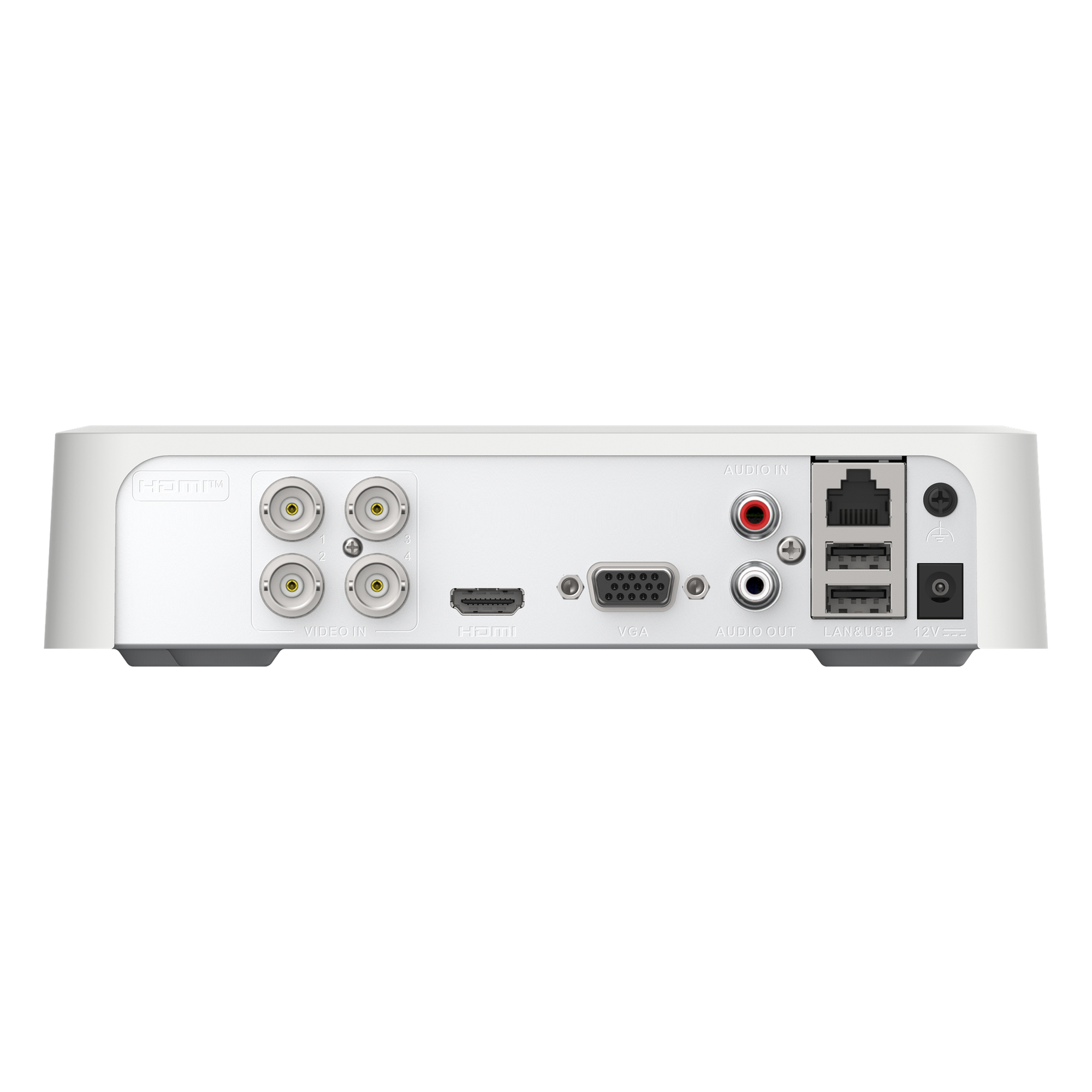 [Audio Bidireccional] DVR 4 Canales TurboHD + 1 Canal IP / 2 Megapixel (1080p) Lite / Acusense Lite (Busqueda Inteligente Personas Vehiculos) / 1 Bahia de Disco Duro / H.265+ / Salida de Vídeo Full HD