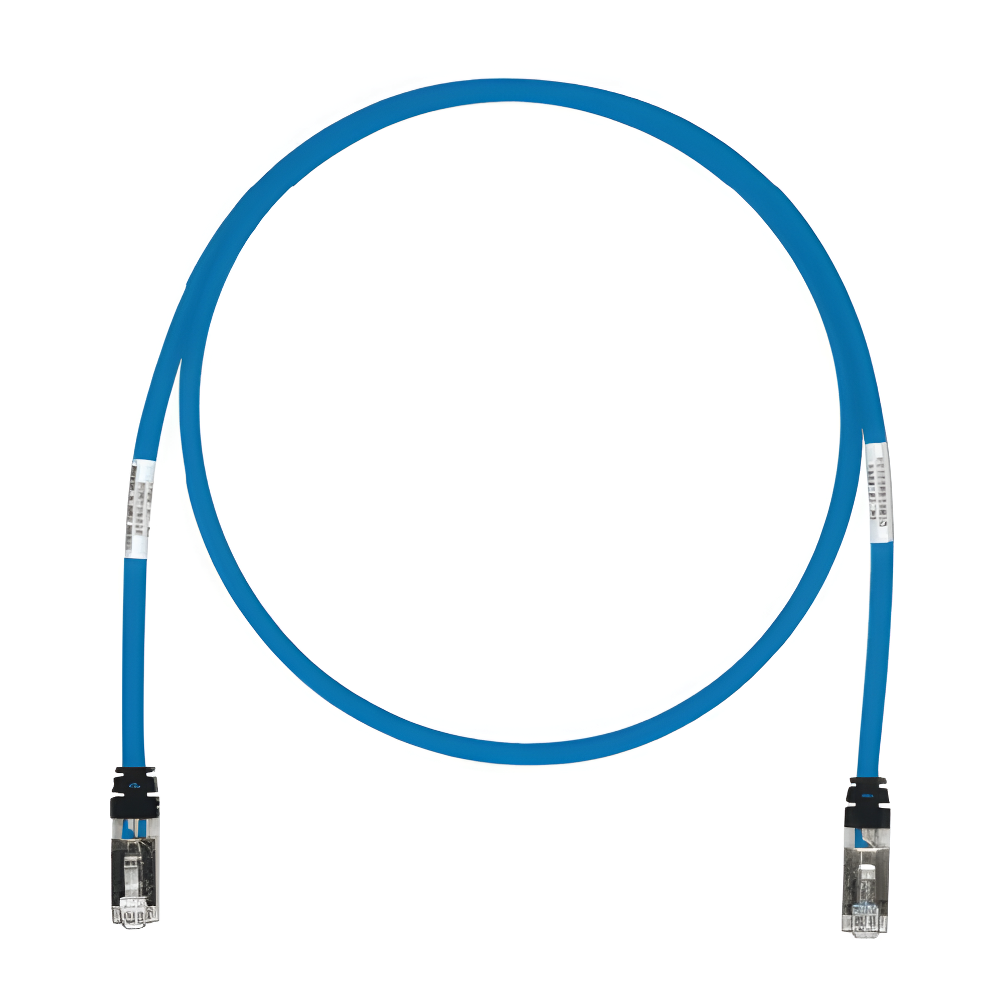 Patch Cord Cat6A, Blindado S/FTP, CM/LS0H, 7.62 Metros (25 Pies), Color Azul — PANDUIT · SKU STP6X25BU
