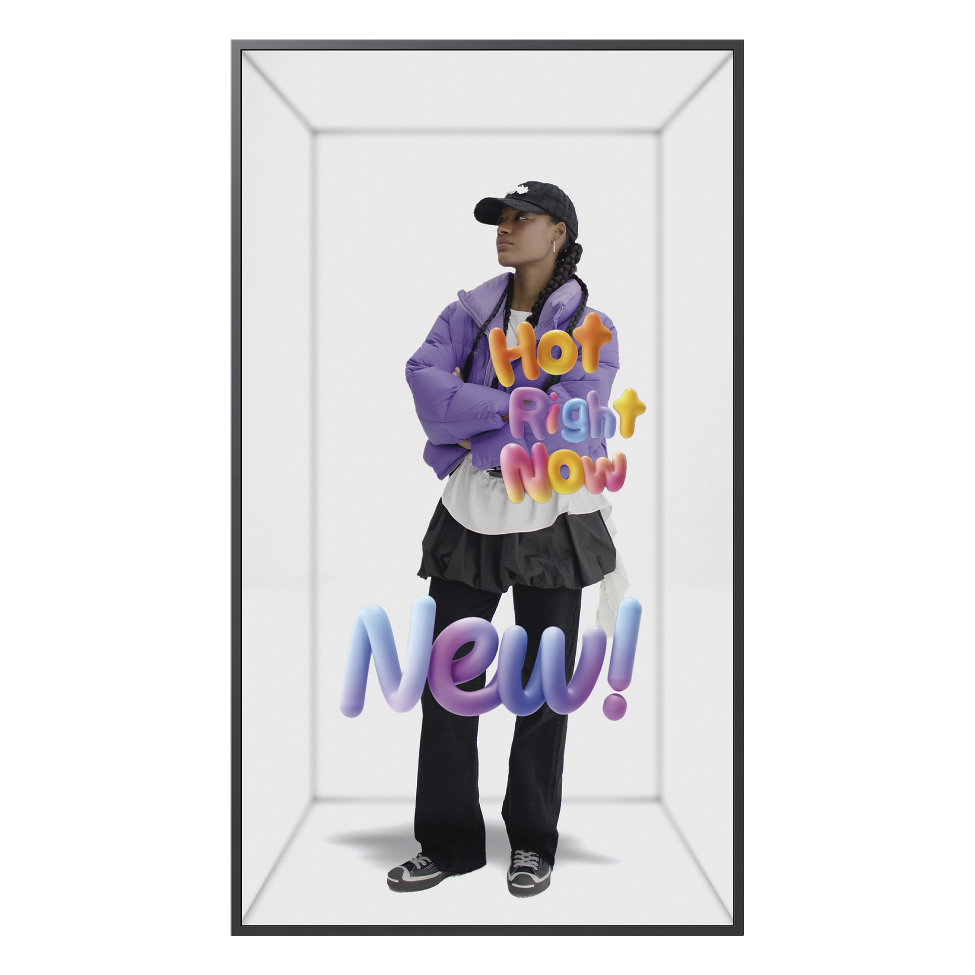 Pantalla Spatial Signage 85" / 4K UHD 2160x3840 / Vision 3D Virtual sin Gafas / Compatible con VXT / 500 nits / 24/7 / WiFi-BT / Modelo LH85SMHPBGCXZA — SAMSUNG ELECTRONICS · SKU SM85HX