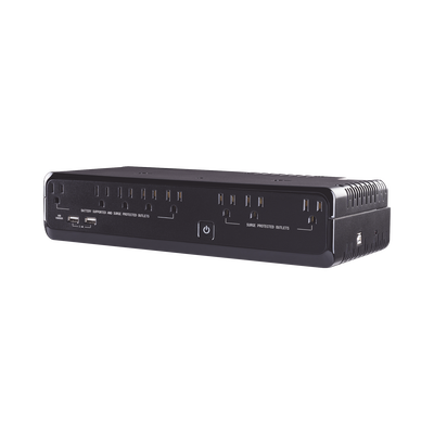UPS de 750 VA/375 W, Topología Standby, Entrada 120 Vca NEMA 5-15P, de Escritorio, Con 8 Tomas NEMA 5-15R