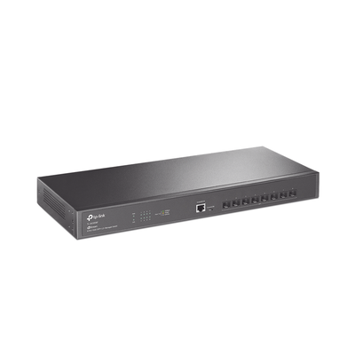Switch Fibra Óptica L2+ Omada / 8 Puertos SFP+ 10G / 2 Puertos Consola (RJ45 y micro-USB) / Administración Centralizada Omada o Stand-Alone / Multicast IGMP / Calidad de Servicio / Montaje en Rack / Silencioso (sin ventiladores)
