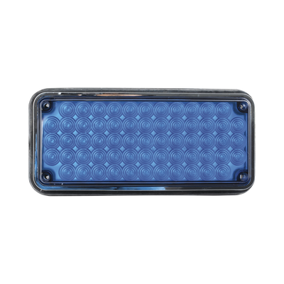 Luz de advertencia de 7x3", Color Azul, Ideal para ambulancias 