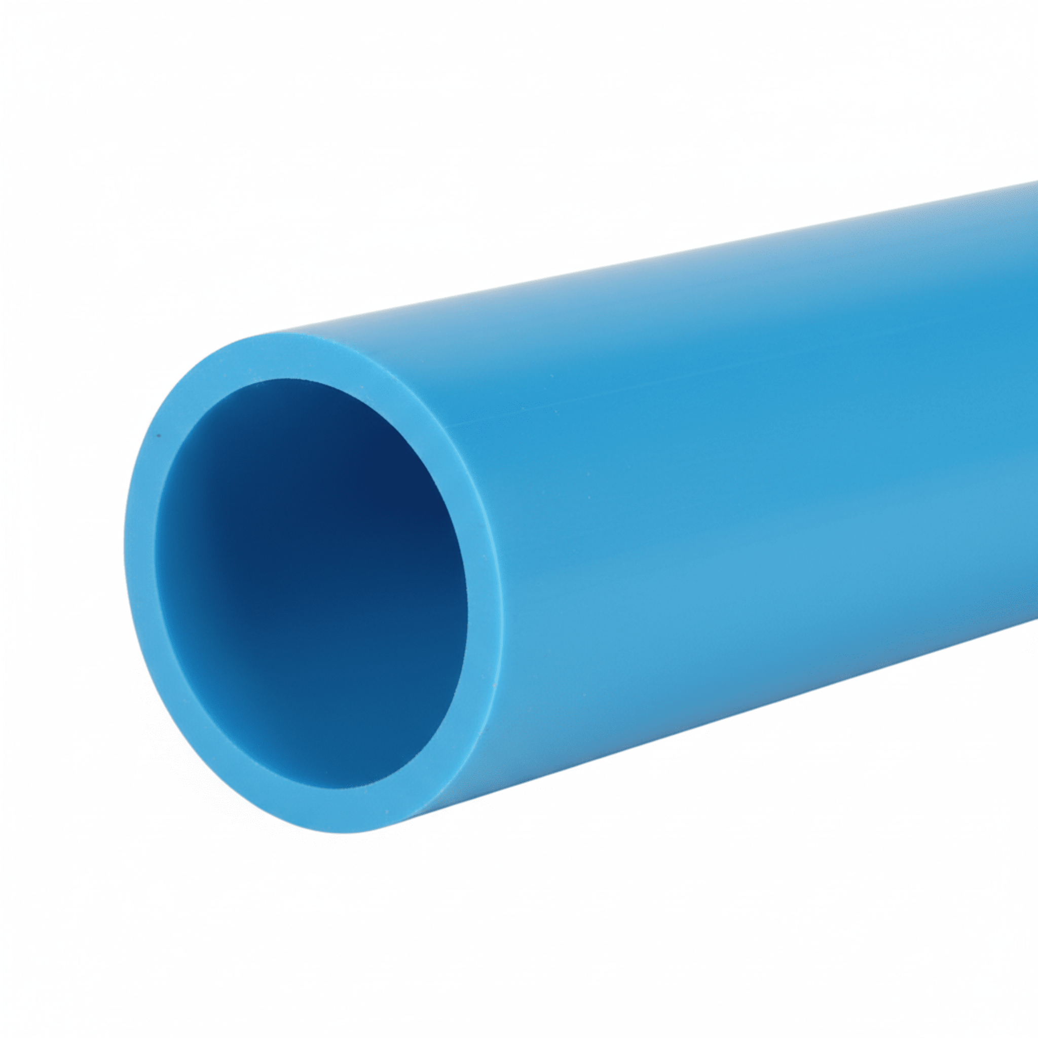 Ducto para Fibra Óptica 1" Liso RD11, Color Azul Cian Prelubricado, Rollo de 200 Metros