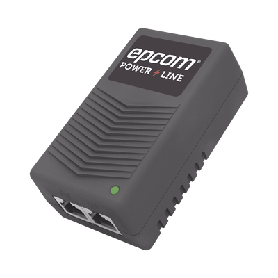 Adaptador de pared / Inyector PoE / 24 Vcc / 1 A / Controlado por chip IC / Protección contra OV, OC, SC, UV/ Fácil de instalar