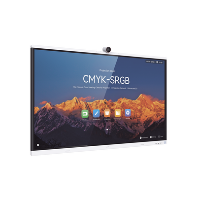 HUAWEI IdeaHub S2, Pantalla interactiva para Colaboración Inteligente, 65", 4K UHD, Harmony OS, Wi-Fi 6, Cámara inteligente, Funcionalidad BYOM.